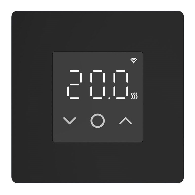 Wi-Fi терморегулятор In-Therm чорний матовий (PWT-030 SL-BL) -1